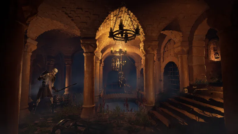 Screenshot biomu Więzienie. © Evan Debenham, GPLv3.